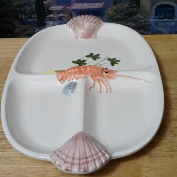 Rare Lord&Taylor Platter Oval Japanese Vintage Seafood Serving Porcelain Platter - Picture 16 of 16
